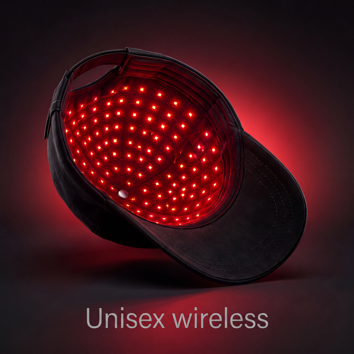LumaCap Red Light Therapy Hair Care Cap with dual-core beads